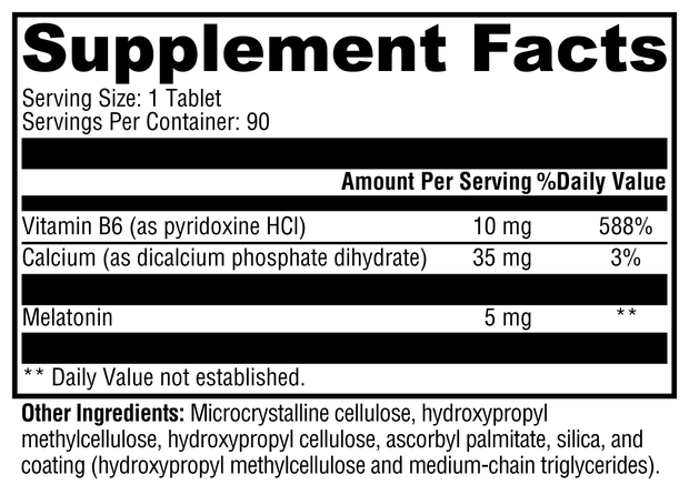 Melatonin Controlled Release