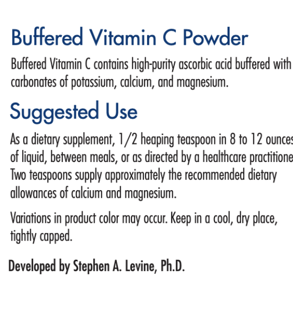 Buffered Virtamin C Powder