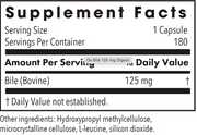 Ox Bile 125 mg Digest