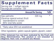 Saw Palmetto 320