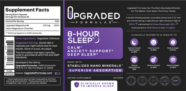Upgraded 8-Hour Sleep (120ct)