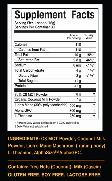Keto Brainz Nootropic Creamer – Donese Worden, NMD