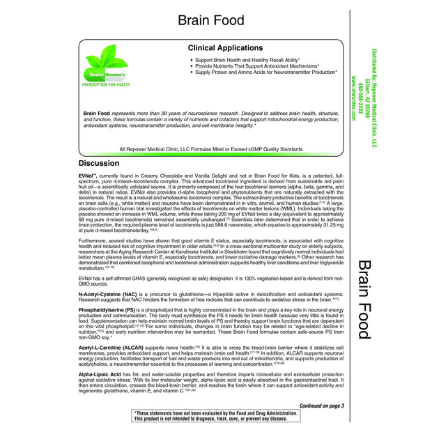 Brain Food/ Vanilla