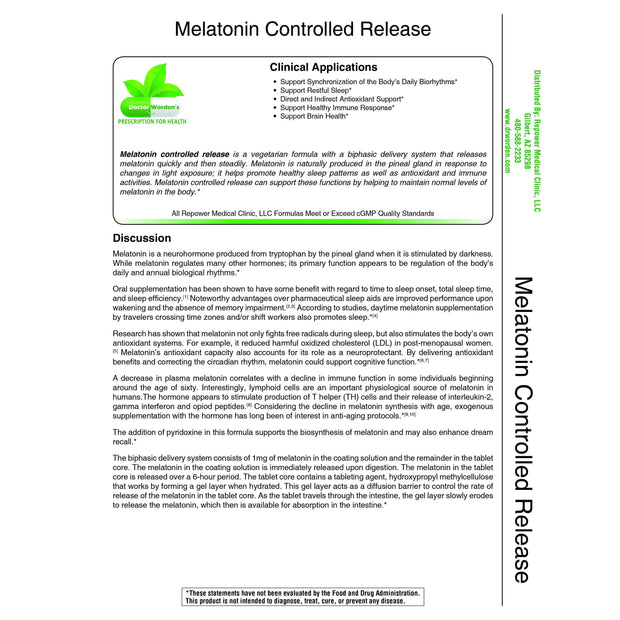 melatonin controlled release