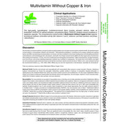 Multivitamin Without Copper & Iron