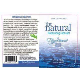 THE NATURAL MOISTURIZING LUBRICANT
